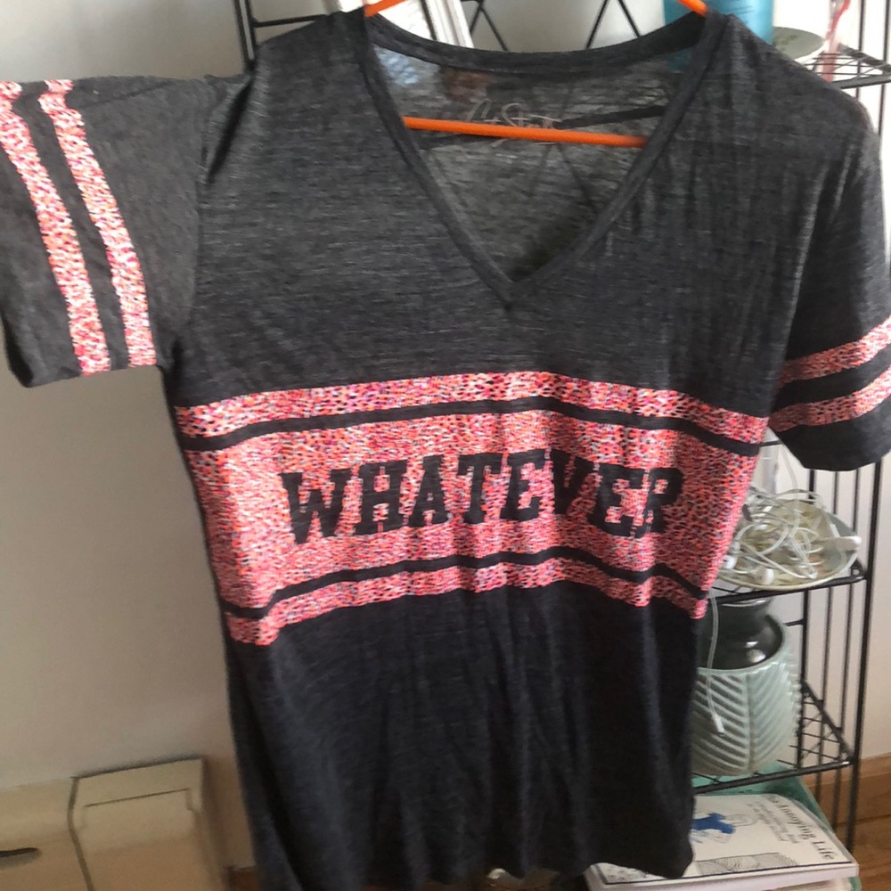 v neck shirt.